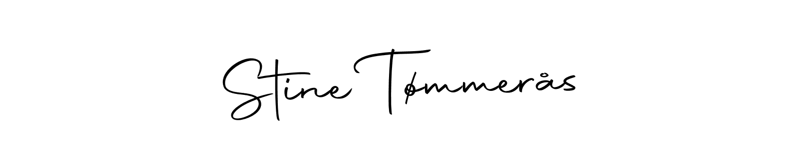 The best way (Autography-DOLnW) to make a short signature is to pick only two or three words in your name. The name Stine Tømmerås include a total of six letters. For converting this name. Stine Tømmerås signature style 10 images and pictures png