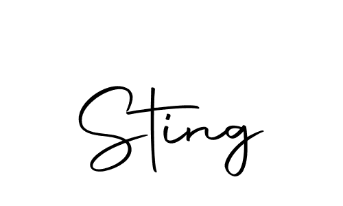 The best way (Autography-DOLnW) to make a short signature is to pick only two or three words in your name. The name Sting include a total of six letters. For converting this name. Sting signature style 10 images and pictures png