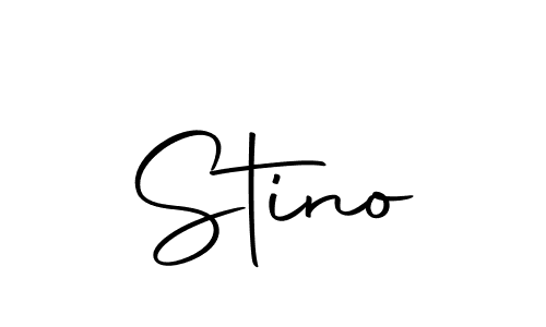 You should practise on your own different ways (Autography-DOLnW) to write your name (Stino) in signature. don't let someone else do it for you. Stino signature style 10 images and pictures png
