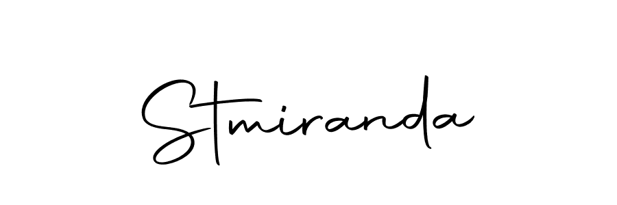 It looks lik you need a new signature style for name Stmiranda. Design unique handwritten (Autography-DOLnW) signature with our free signature maker in just a few clicks. Stmiranda signature style 10 images and pictures png