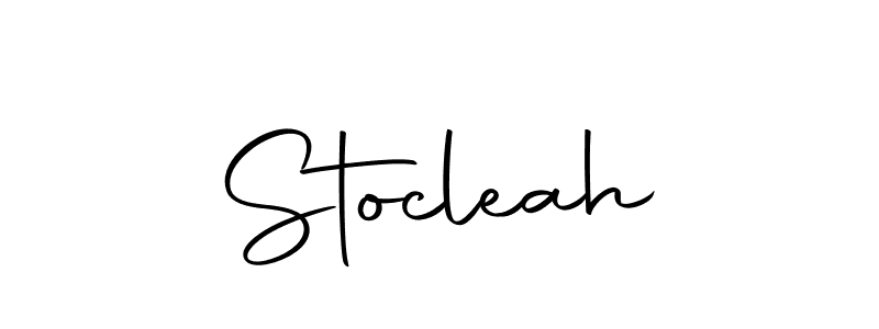 Make a beautiful signature design for name Stocleah. Use this online signature maker to create a handwritten signature for free. Stocleah signature style 10 images and pictures png