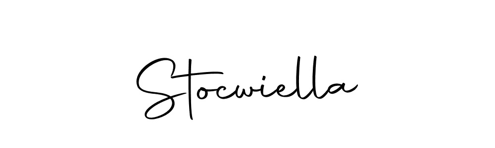 Make a short Stocwiella signature style. Manage your documents anywhere anytime using Autography-DOLnW. Create and add eSignatures, submit forms, share and send files easily. Stocwiella signature style 10 images and pictures png