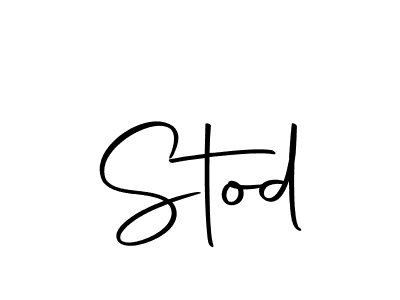 How to make Stod signature? Autography-DOLnW is a professional autograph style. Create handwritten signature for Stod name. Stod signature style 10 images and pictures png