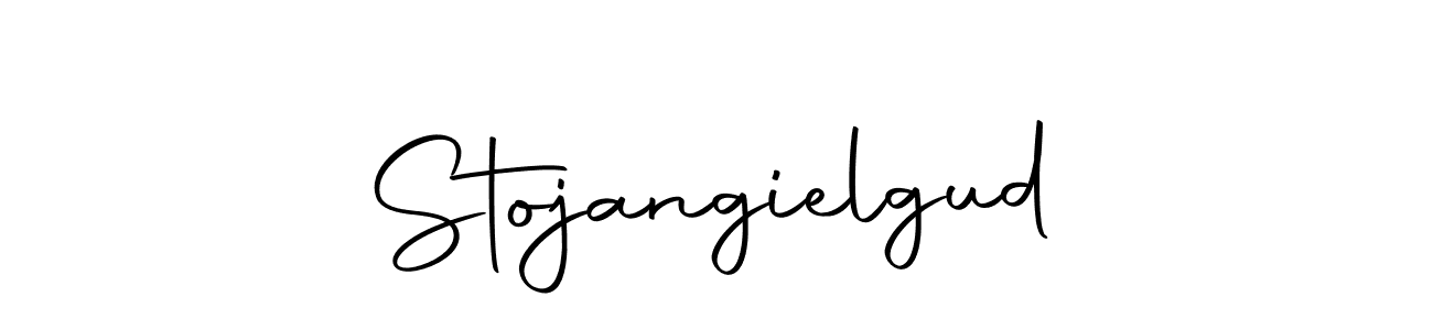 Design your own signature with our free online signature maker. With this signature software, you can create a handwritten (Autography-DOLnW) signature for name Stojangielgud. Stojangielgud signature style 10 images and pictures png
