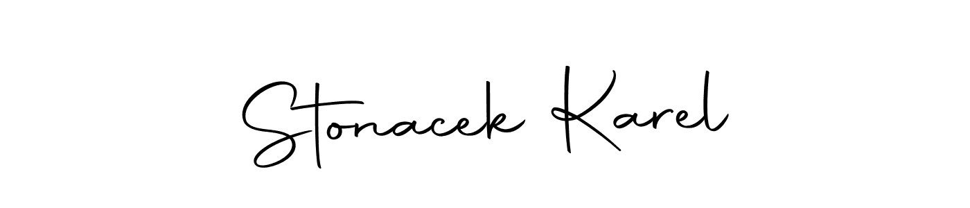You can use this online signature creator to create a handwritten signature for the name Stonacek Karel. This is the best online autograph maker. Stonacek Karel signature style 10 images and pictures png