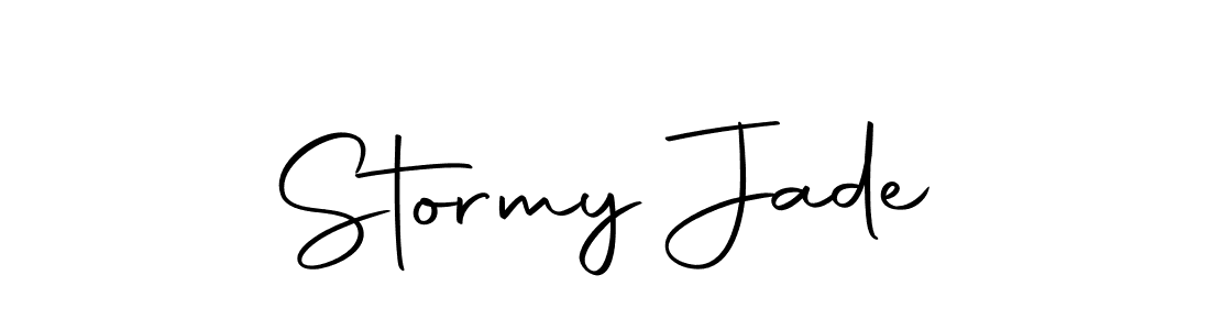 How to make Stormy Jade signature? Autography-DOLnW is a professional autograph style. Create handwritten signature for Stormy Jade name. Stormy Jade signature style 10 images and pictures png