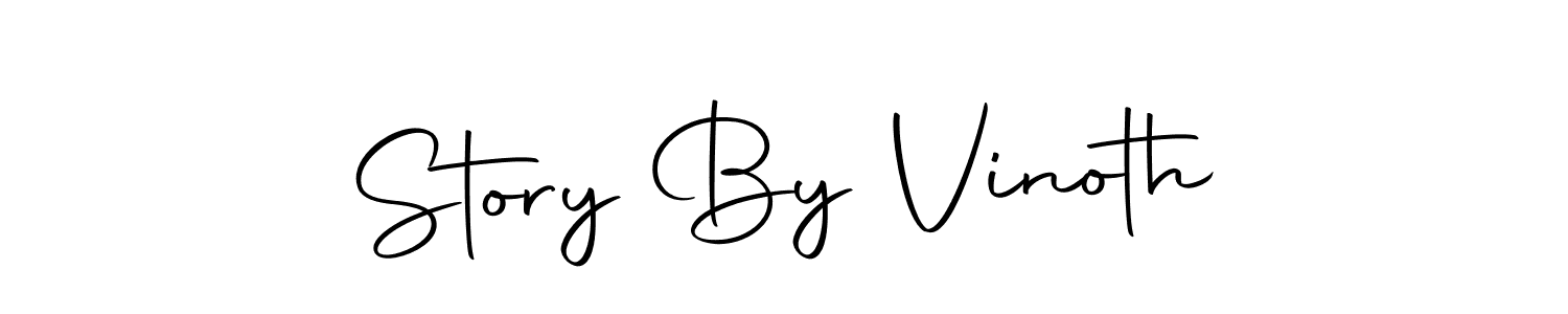 Make a short Story By Vinoth signature style. Manage your documents anywhere anytime using Autography-DOLnW. Create and add eSignatures, submit forms, share and send files easily. Story By Vinoth signature style 10 images and pictures png