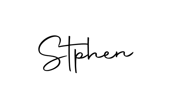 Create a beautiful signature design for name Stphen. With this signature (Autography-DOLnW) fonts, you can make a handwritten signature for free. Stphen signature style 10 images and pictures png
