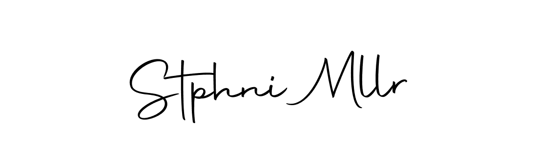 Create a beautiful signature design for name Stphni Mllr. With this signature (Autography-DOLnW) fonts, you can make a handwritten signature for free. Stphni Mllr signature style 10 images and pictures png