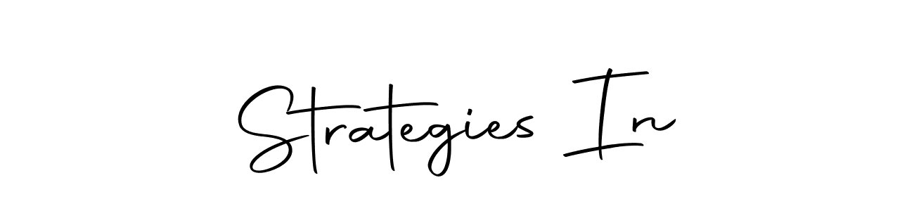 Use a signature maker to create a handwritten signature online. With this signature software, you can design (Autography-DOLnW) your own signature for name Strategies In. Strategies In signature style 10 images and pictures png