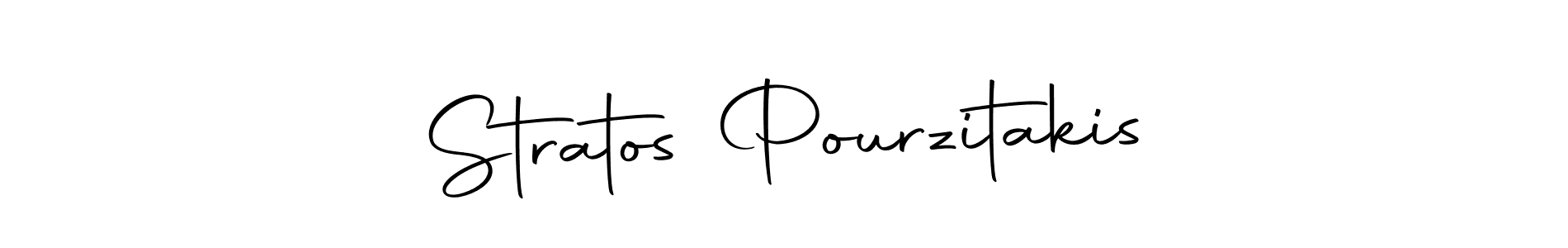 Create a beautiful signature design for name Stratos Pourzitakis. With this signature (Autography-DOLnW) fonts, you can make a handwritten signature for free. Stratos Pourzitakis signature style 10 images and pictures png