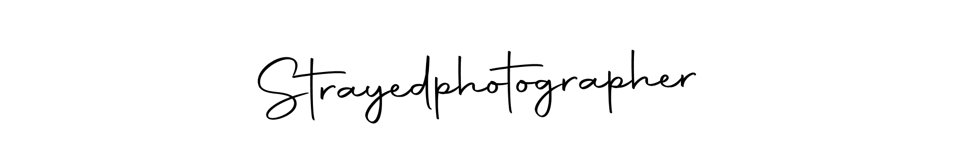 Make a beautiful signature design for name Strayedphotographer. Use this online signature maker to create a handwritten signature for free. Strayedphotographer signature style 10 images and pictures png