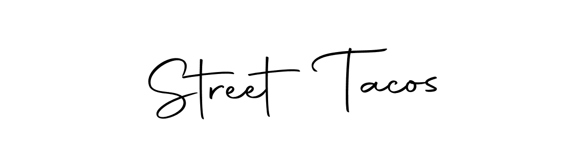Similarly Autography-DOLnW is the best handwritten signature design. Signature creator online .You can use it as an online autograph creator for name Street Tacos. Street Tacos signature style 10 images and pictures png