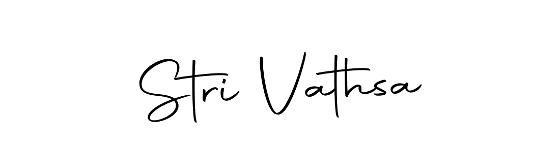 The best way (Autography-DOLnW) to make a short signature is to pick only two or three words in your name. The name Stri Vathsa include a total of six letters. For converting this name. Stri Vathsa signature style 10 images and pictures png