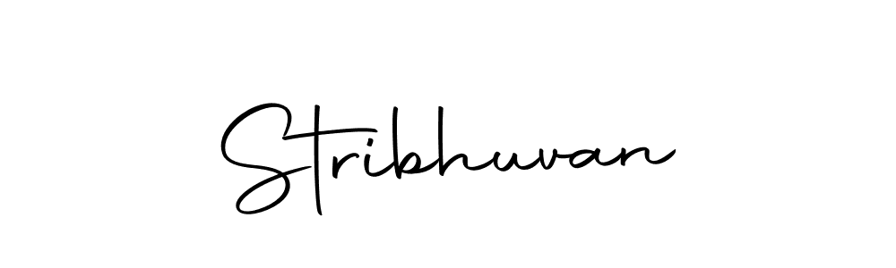 Autography-DOLnW is a professional signature style that is perfect for those who want to add a touch of class to their signature. It is also a great choice for those who want to make their signature more unique. Get Stribhuvan name to fancy signature for free. Stribhuvan signature style 10 images and pictures png