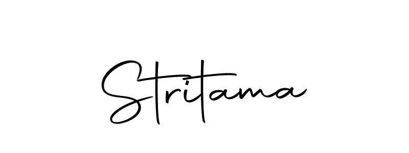 Use a signature maker to create a handwritten signature online. With this signature software, you can design (Autography-DOLnW) your own signature for name Stritama. Stritama signature style 10 images and pictures png