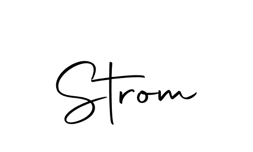 Design your own signature with our free online signature maker. With this signature software, you can create a handwritten (Autography-DOLnW) signature for name Strom. Strom signature style 10 images and pictures png