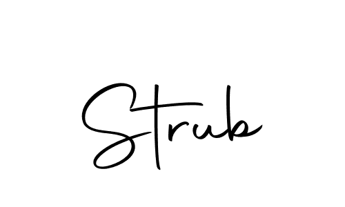 How to make Strub name signature. Use Autography-DOLnW style for creating short signs online. This is the latest handwritten sign. Strub signature style 10 images and pictures png