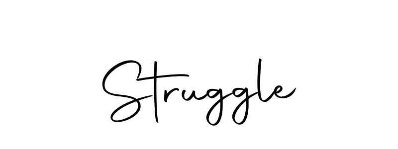 How to make Struggle signature? Autography-DOLnW is a professional autograph style. Create handwritten signature for Struggle name. Struggle signature style 10 images and pictures png
