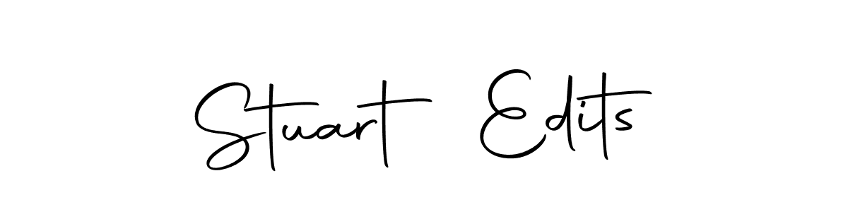 How to make Stuart Edits name signature. Use Autography-DOLnW style for creating short signs online. This is the latest handwritten sign. Stuart Edits signature style 10 images and pictures png