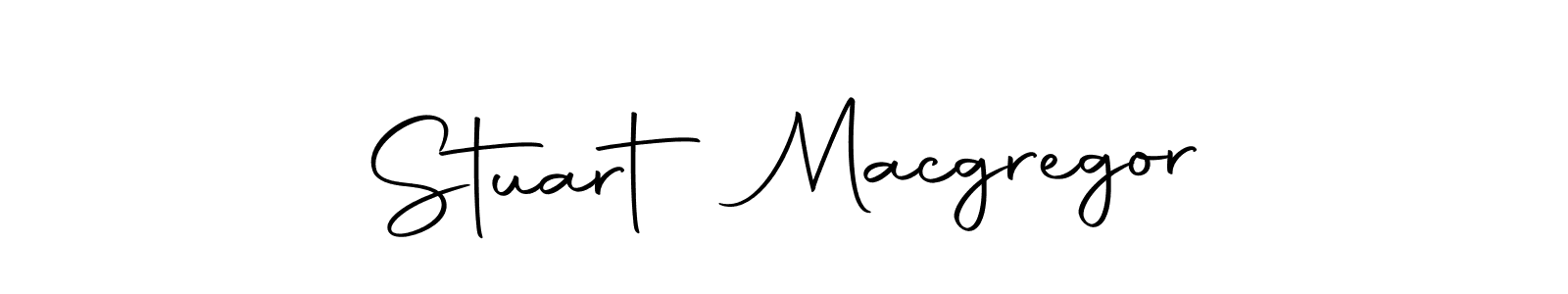 How to make Stuart Macgregor name signature. Use Autography-DOLnW style for creating short signs online. This is the latest handwritten sign. Stuart Macgregor signature style 10 images and pictures png