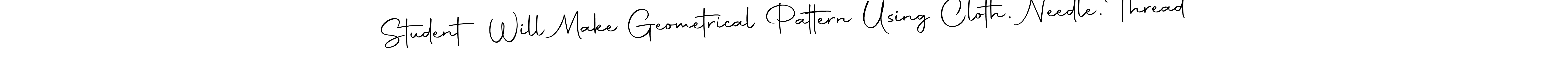 Autography-DOLnW is a professional signature style that is perfect for those who want to add a touch of class to their signature. It is also a great choice for those who want to make their signature more unique. Get Student Will Make Geometrical Pattern Using Cloth, Needle, Thread name to fancy signature for free. Student Will Make Geometrical Pattern Using Cloth, Needle, Thread signature style 10 images and pictures png