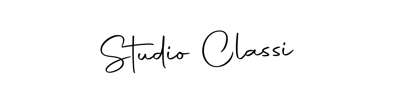 Create a beautiful signature design for name Studio Classi. With this signature (Autography-DOLnW) fonts, you can make a handwritten signature for free. Studio Classi signature style 10 images and pictures png