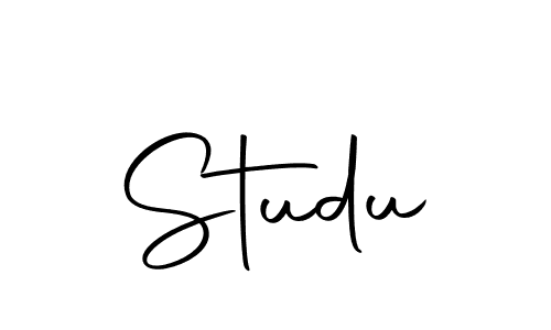 You should practise on your own different ways (Autography-DOLnW) to write your name (Studu) in signature. don't let someone else do it for you. Studu signature style 10 images and pictures png