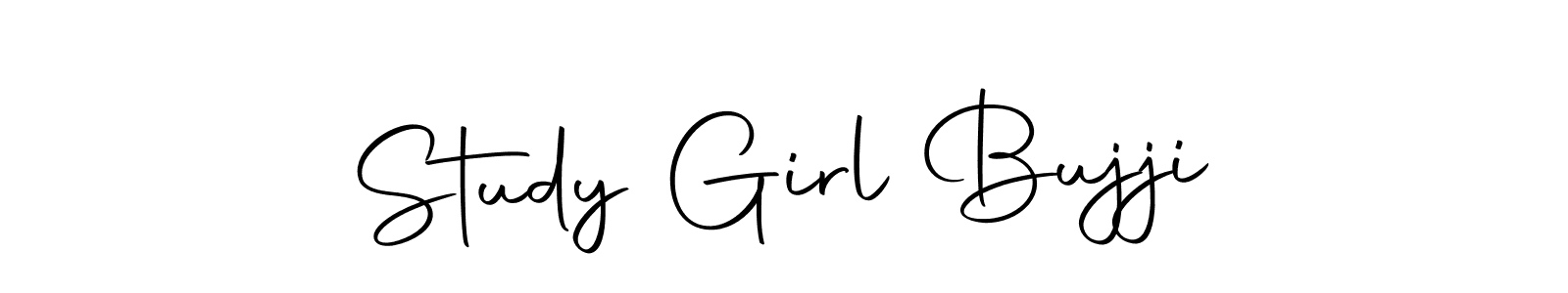 Make a beautiful signature design for name Study Girl Bujji. Use this online signature maker to create a handwritten signature for free. Study Girl Bujji signature style 10 images and pictures png