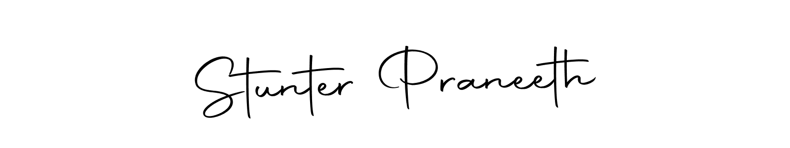 Design your own signature with our free online signature maker. With this signature software, you can create a handwritten (Autography-DOLnW) signature for name Stunter Praneeth. Stunter Praneeth signature style 10 images and pictures png