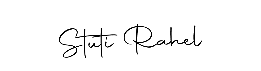 if you are searching for the best signature style for your name Stuti Rahel. so please give up your signature search. here we have designed multiple signature styles  using Autography-DOLnW. Stuti Rahel signature style 10 images and pictures png