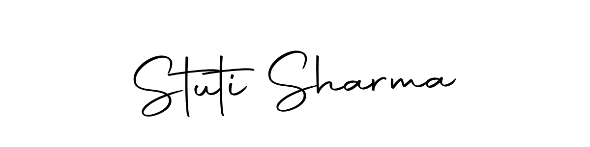 How to make Stuti Sharma signature? Autography-DOLnW is a professional autograph style. Create handwritten signature for Stuti Sharma name. Stuti Sharma signature style 10 images and pictures png