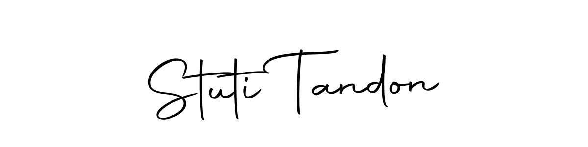 Autography-DOLnW is a professional signature style that is perfect for those who want to add a touch of class to their signature. It is also a great choice for those who want to make their signature more unique. Get Stuti Tandon name to fancy signature for free. Stuti Tandon signature style 10 images and pictures png