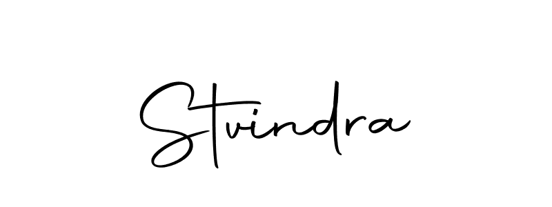 How to make Stvindra name signature. Use Autography-DOLnW style for creating short signs online. This is the latest handwritten sign. Stvindra signature style 10 images and pictures png