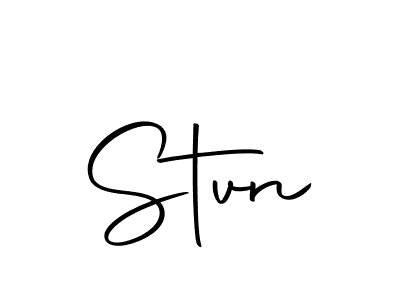 How to make Stvn name signature. Use Autography-DOLnW style for creating short signs online. This is the latest handwritten sign. Stvn signature style 10 images and pictures png