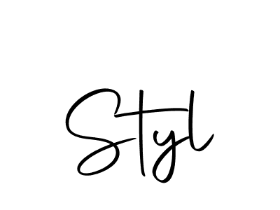 How to make Styl signature? Autography-DOLnW is a professional autograph style. Create handwritten signature for Styl name. Styl signature style 10 images and pictures png