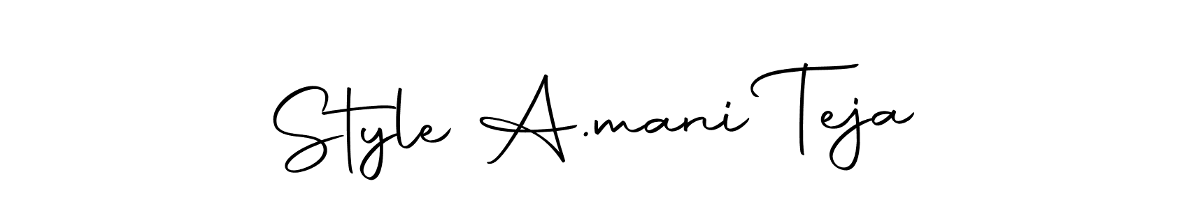 Best and Professional Signature Style for Style A.mani Teja. Autography-DOLnW Best Signature Style Collection. Style A.mani Teja signature style 10 images and pictures png