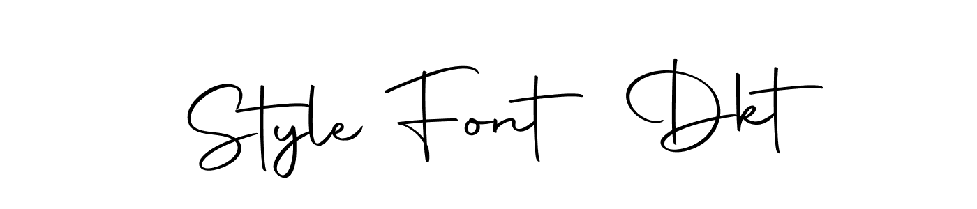 How to make Style Font Dkt signature? Autography-DOLnW is a professional autograph style. Create handwritten signature for Style Font Dkt name. Style Font Dkt signature style 10 images and pictures png