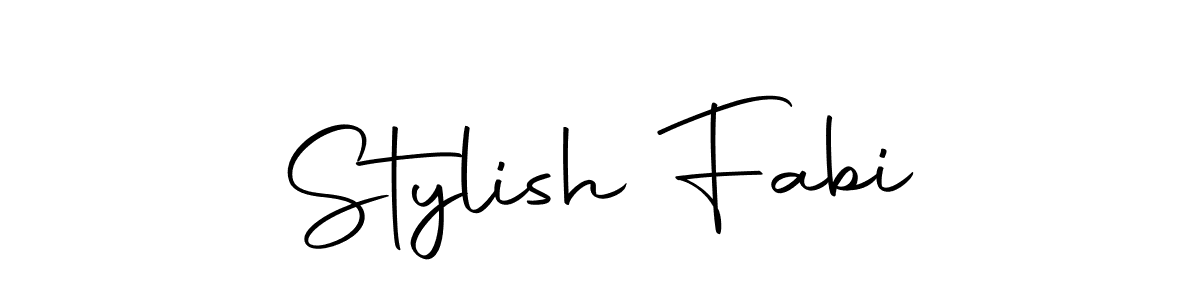 You should practise on your own different ways (Autography-DOLnW) to write your name (Stylish Fabi) in signature. don't let someone else do it for you. Stylish Fabi signature style 10 images and pictures png