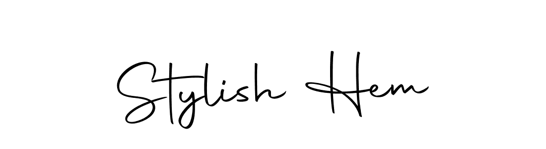 Stylish Hem stylish signature style. Best Handwritten Sign (Autography-DOLnW) for my name. Handwritten Signature Collection Ideas for my name Stylish Hem. Stylish Hem signature style 10 images and pictures png