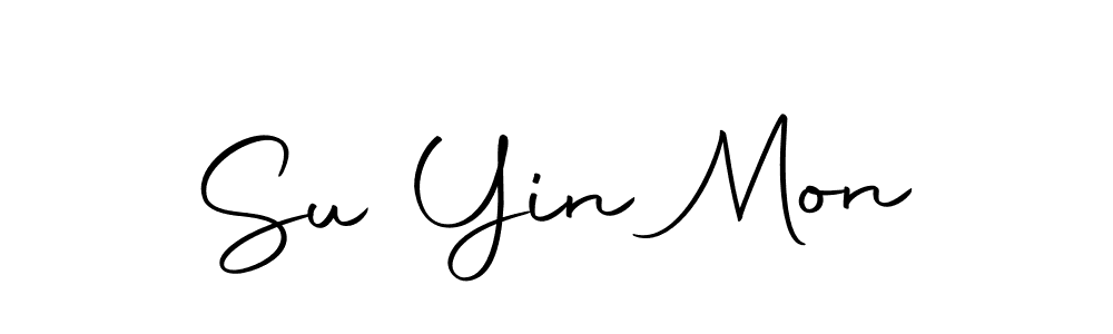 Su Yin Mon stylish signature style. Best Handwritten Sign (Autography-DOLnW) for my name. Handwritten Signature Collection Ideas for my name Su Yin Mon. Su Yin Mon signature style 10 images and pictures png