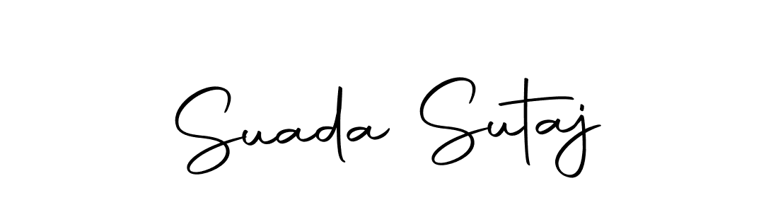 Create a beautiful signature design for name Suada Sutaj. With this signature (Autography-DOLnW) fonts, you can make a handwritten signature for free. Suada Sutaj signature style 10 images and pictures png