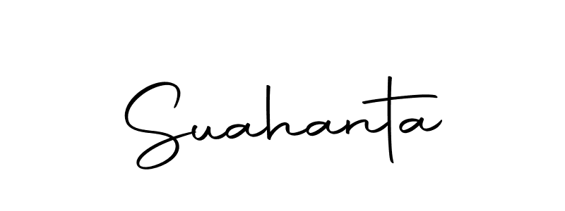 The best way (Autography-DOLnW) to make a short signature is to pick only two or three words in your name. The name Suahanta include a total of six letters. For converting this name. Suahanta signature style 10 images and pictures png