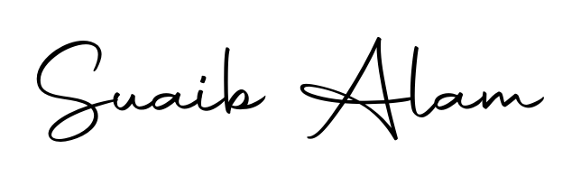 Create your official email sign-off with Suaib Alam name in Autography-DOLnW style. Crisp, clean, and perfectly legible across all screens. Suaib Alam signature style 10 images and pictures png