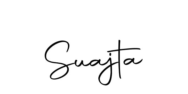 You should practise on your own different ways (Autography-DOLnW) to write your name (Suajta) in signature. don't let someone else do it for you. Suajta signature style 10 images and pictures png