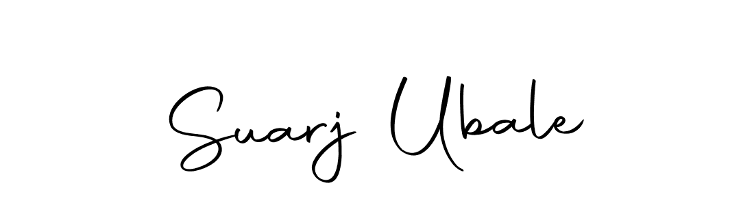 Design your own signature with our free online signature maker. With this signature software, you can create a handwritten (Autography-DOLnW) signature for name Suarj Ubale. Suarj Ubale signature style 10 images and pictures png