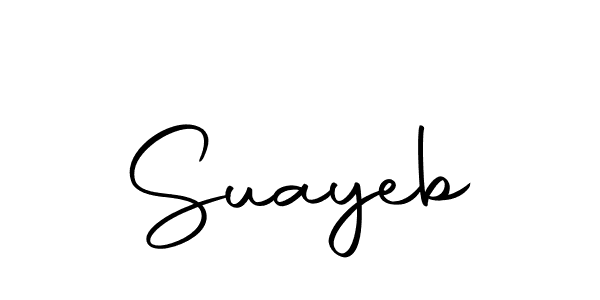 Also we have Suayeb name is the best signature style. Create professional handwritten signature collection using Autography-DOLnW autograph style. Suayeb signature style 10 images and pictures png