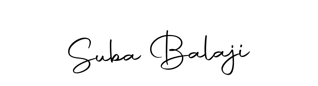 You should practise on your own different ways (Autography-DOLnW) to write your name (Suba Balaji) in signature. don't let someone else do it for you. Suba Balaji signature style 10 images and pictures png