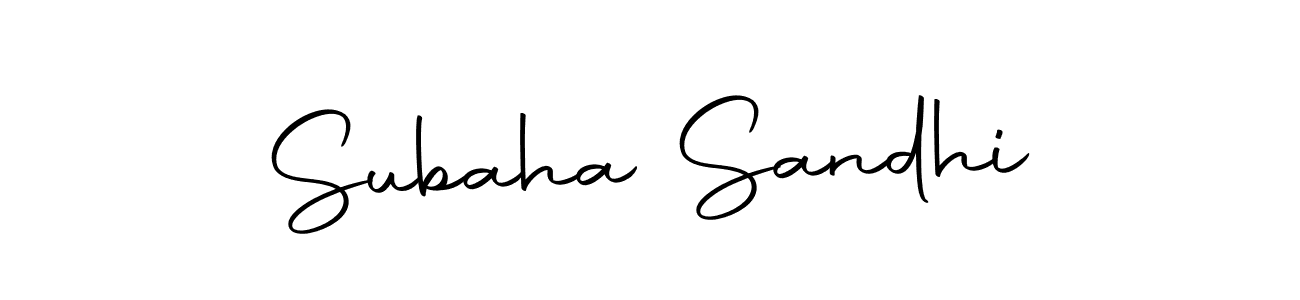 How to Draw Subaha Sandhi signature style? Autography-DOLnW is a latest design signature styles for name Subaha Sandhi. Subaha Sandhi signature style 10 images and pictures png