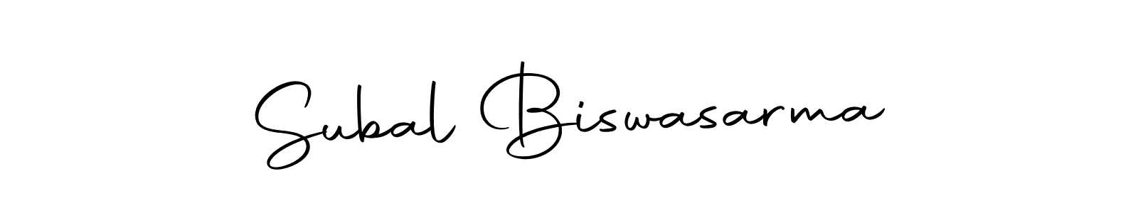 Subal Biswasarma stylish signature style. Best Handwritten Sign (Autography-DOLnW) for my name. Handwritten Signature Collection Ideas for my name Subal Biswasarma. Subal Biswasarma signature style 10 images and pictures png